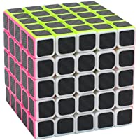Coolzon Puzzle Cube 5x5x5 Cubo Magico con Pegatina de Fibra de Carbono Velocidad